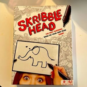Skribble Head. The fast guessing draw on your own head game.
